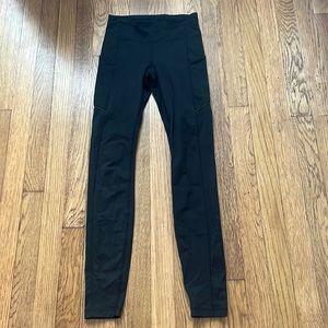 Lululemon Fast and Free leggings, size 2 black